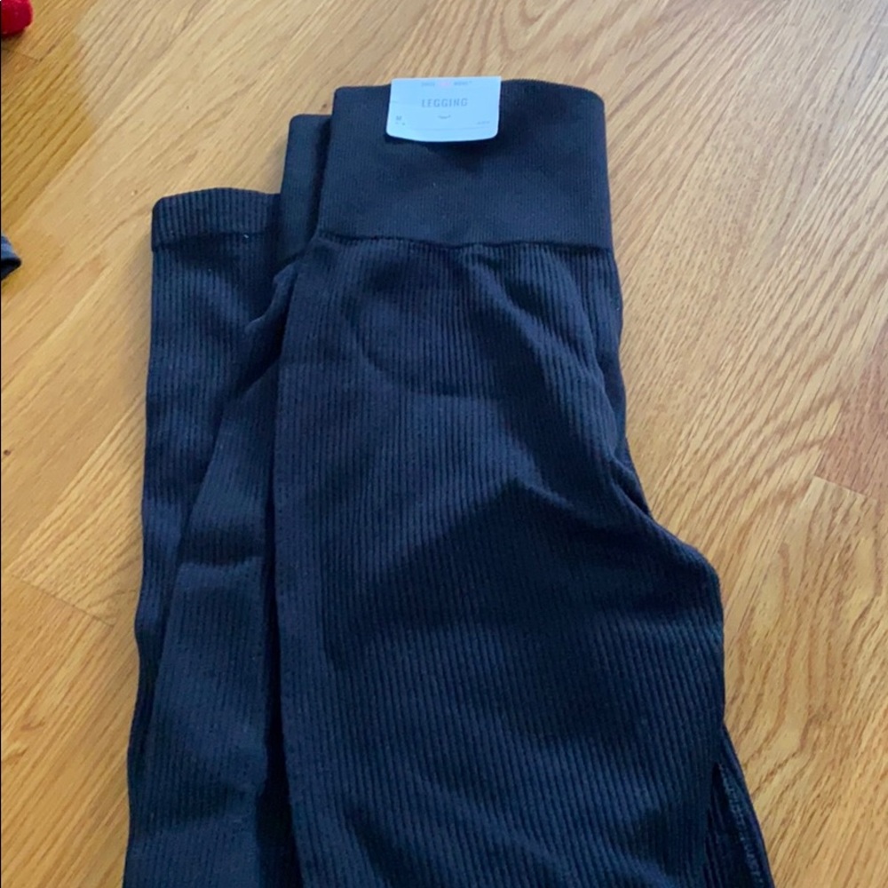 ribbed leggings